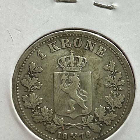 1 Krone Norge 1878 Fin 1/1+