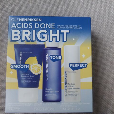 Ole henriksen Acids done bright hudpleiesett