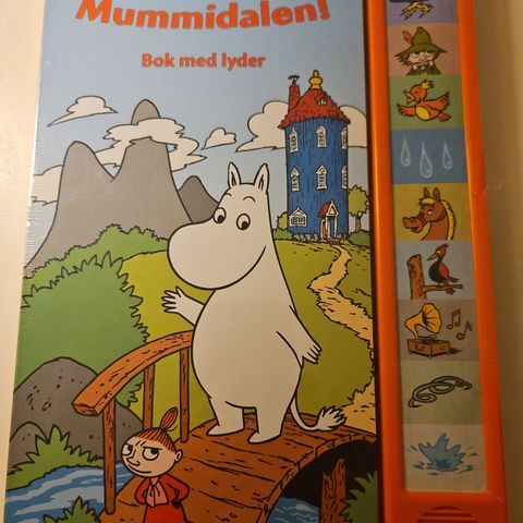 Velkommen til Mummidalen bok med lyder Mummi