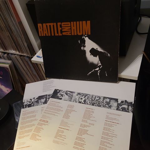 U2 rattle & hum 2lp