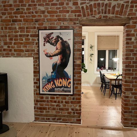 King Kong poster/plakat ink Ramme