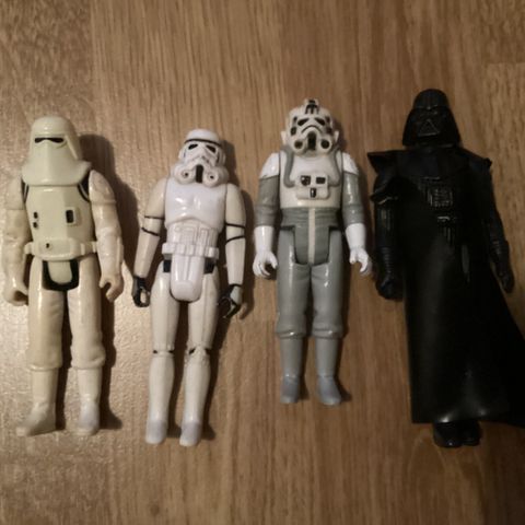 Star Wars , Darth Vader,  AT-AT pilot, stormtrooper og Hoth stormtrooper