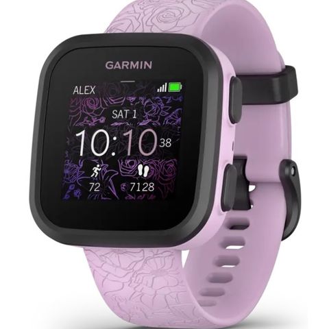 Garmin Bounce smartklokke for barn, lilac floral