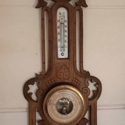 Flott barometer med termometer