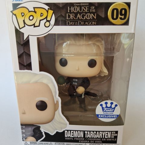 Funko Pop! Daemon Targaryen (With Dragon Egg) | House Of Dragon (09)