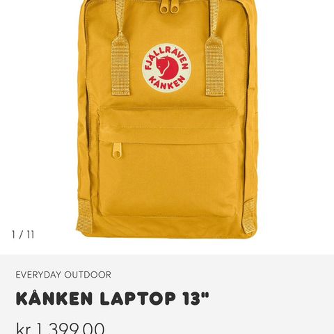 Fjellreven Kånken laptop 13"