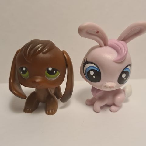 2 stk Littlest Pet Shop Samlefigurer