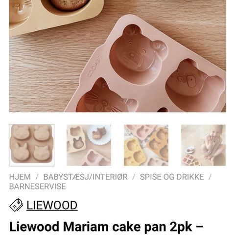 Nye Liewood cake pan / silikon bakeformer