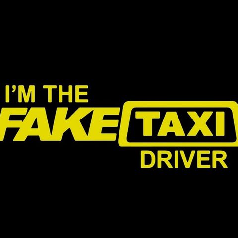 Fake Taxi klistremerke til salges