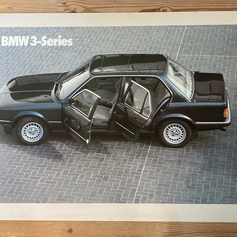 BMW 3 serie plakat