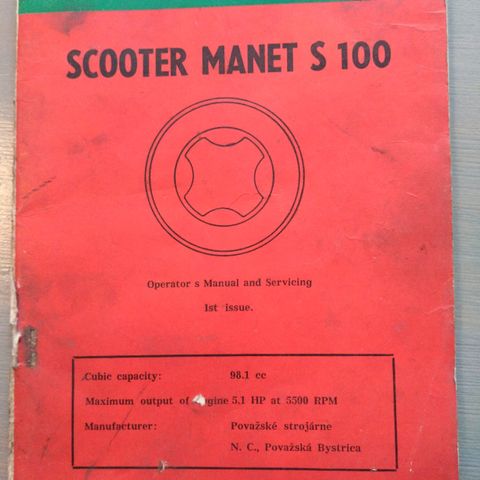 Scooter manet s100 håndbok