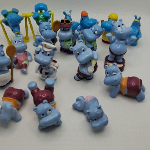 Kinder Happy Hippos 90-tallet m.m.