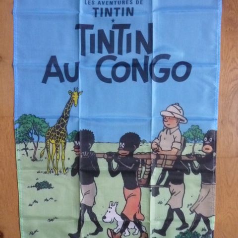 Tintin i Kongo Banner/Flagg