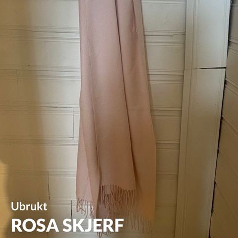 NY! Rosa skjerf