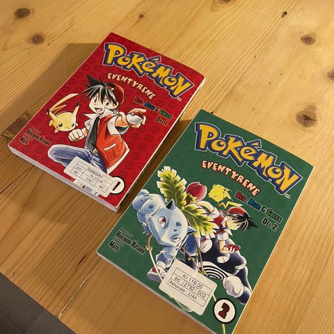 Pokemon Eventyrene bok 1 og 2