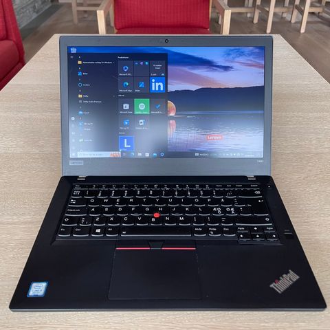 LENOVO T 480 ThinkPad - meget pent brukt