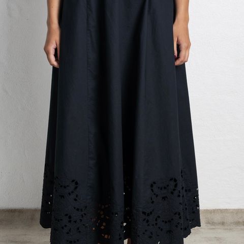 bytimo Poplin Midi Skirt Black