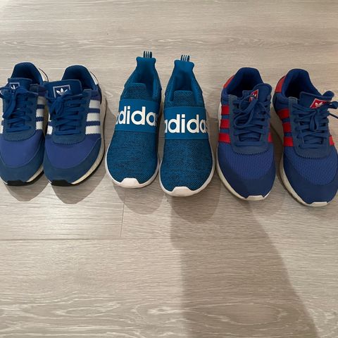 Adidas sko, pent brukt 500kr per par