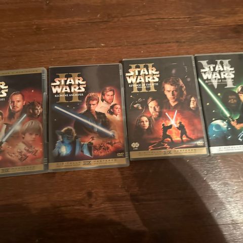 Starwars DVD 1-4