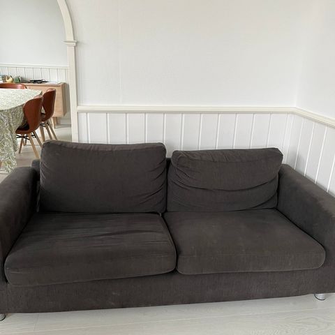 Svart sofa