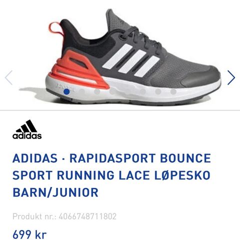 adidas sko str 32 som nye + ekstra par