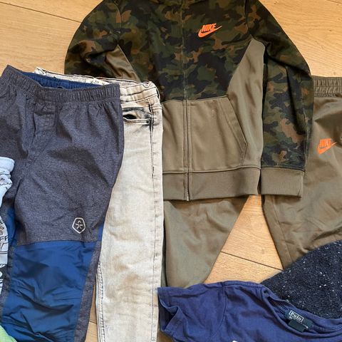 Klespakke gutt str 6-7 år Nike, Skogstad, Xara, Polo RL