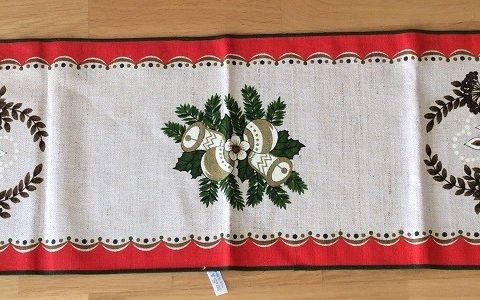 UBRUKT JULELØPER 100 cm x 32 cm