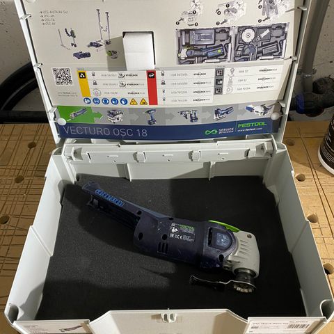 Festool Multikutter VECTURO OSC 18 Li E-Basic Set