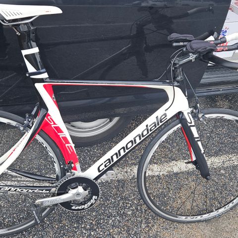 Temposykkel triatlonsykkel fullkarbon cannondale str 58