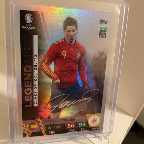 Fernando Torres - Topp Euro 2024 Legend Signature Style