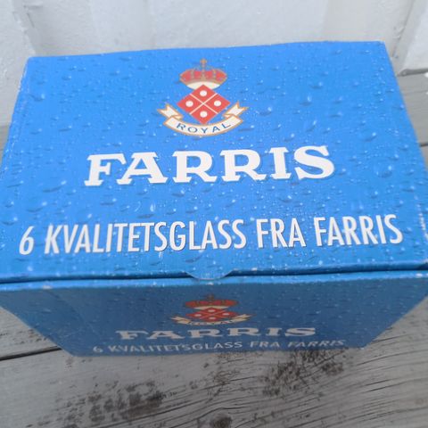 Farrisglass med Farris logo