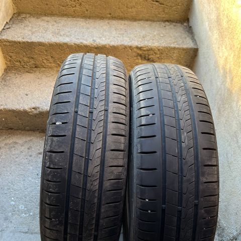 2 stk 175/65-15 Hankook sommerdekk