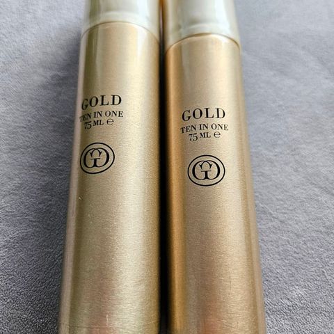 Hårspray fra Gold Ten In One (vegansk leave)