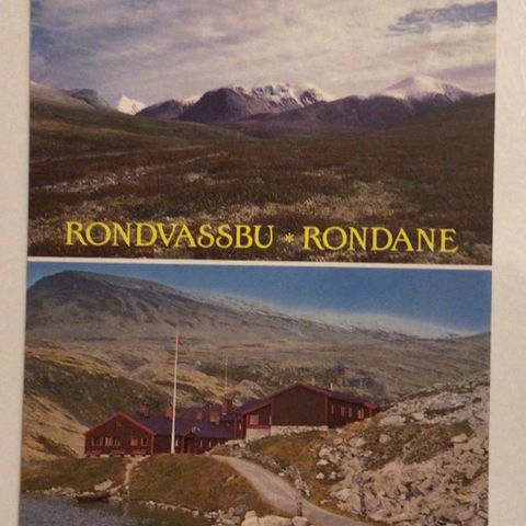 Postkort Rondvassbu Rondane