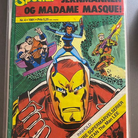 Atlantic Special 4/81 -jernmannen og madame masque!