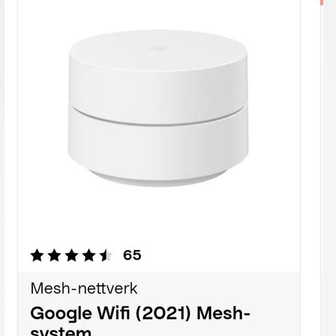 Google wifi mesh system