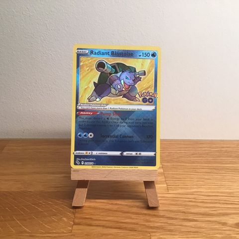 Radiant blastoise pokemon kort