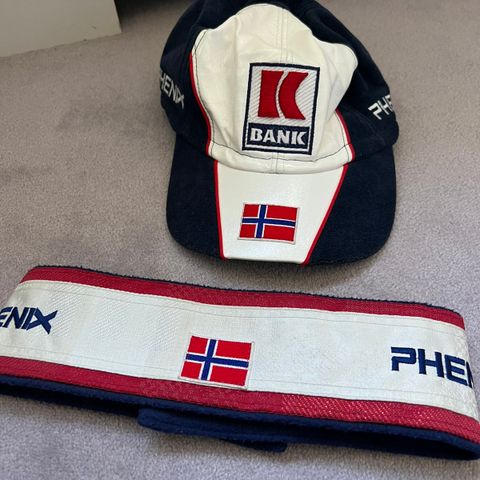 Phenix caps og pannebånd - vintage