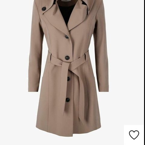 Riccovero Calli trenchcoat i beige str 38