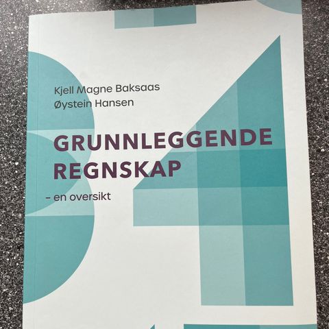 Grunnleggende Regnskap