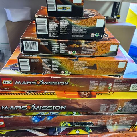 Lego Mars Mission og Jack Stone