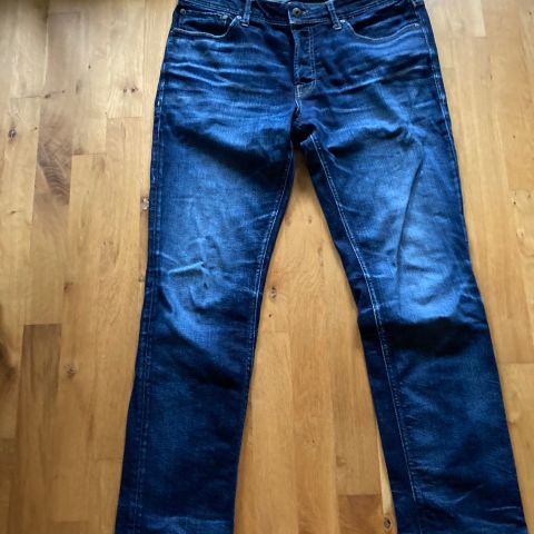 Jack & jones jeans herre str 34/32 - slim fit tim