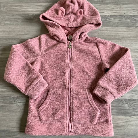 Fleece jakke str 110