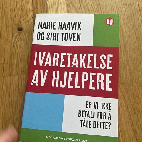 Ivaretakelsen av hjelper