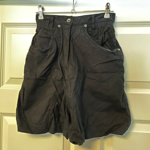 Vintage liten svart shorts, XS