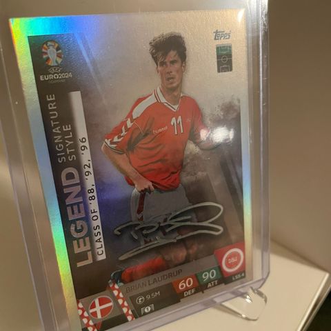 Brian Laudrup - Topps Euro 2024 Legend Signature Style