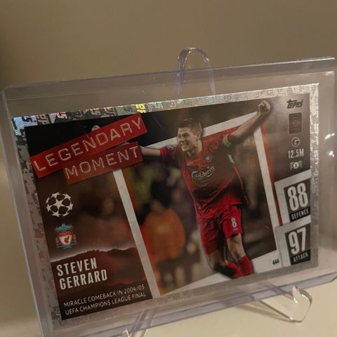 Steven Gerrard - Topps Legendary Moment