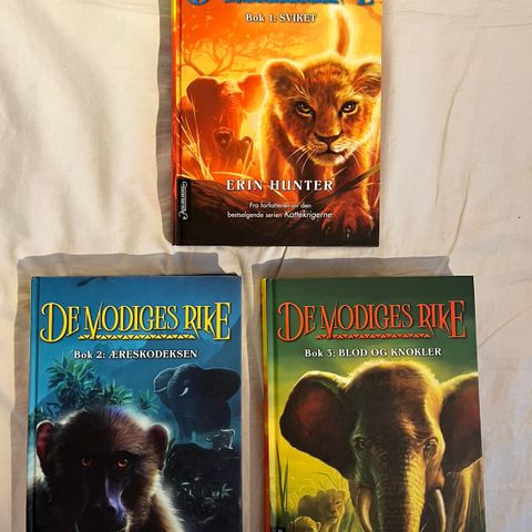 De modiges rike serien 1-3 av Erin Hunter