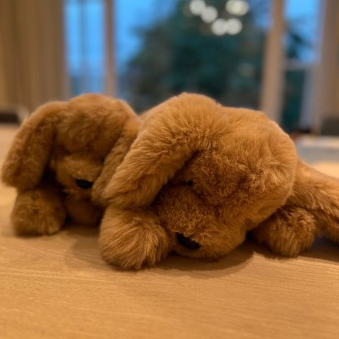 2 stk Gund bamse - hunder