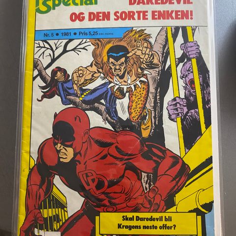 Atlantic Special 5/81 daredevil og den sorte enken